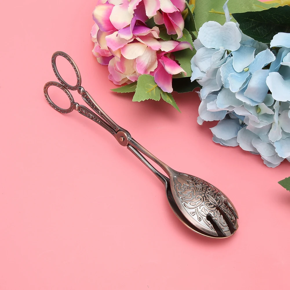 Cake Clamp Kitchen Utensils Zinc Alloy Non-slip Baking Bread Tongs Multi-Functional Food Clip for Kitchen Cooking Serving