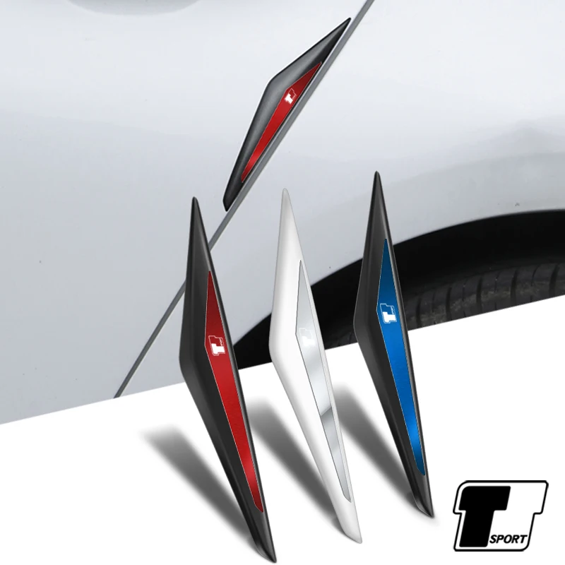 

4 шт., защитные 3d наклейки на дверь автомобиля из ПВХ, автомобильные аксессуары для TSport Toyota Corolla yaris Prado Tundra Camry Prius Tacoma