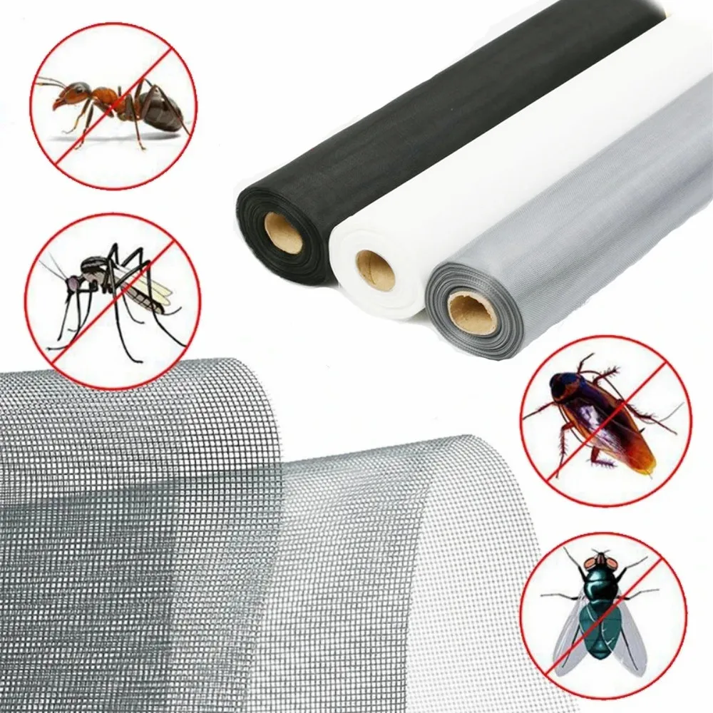 Anti-Mücken fliegen Fenster gitter verschlüsselt dickes Nylon unsichtbare staub dichte Insekten verhindern Fenster gitter Vorhang Wohn accessoires