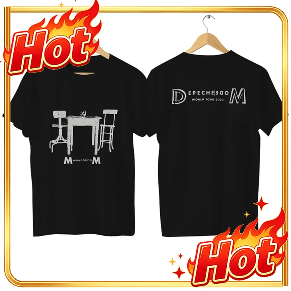 Men's Casual T-Shirt Depeche Memento Mori Mode Printed Shirt Oversized Sports Top Comfortable and Breathable Streetwear 72419