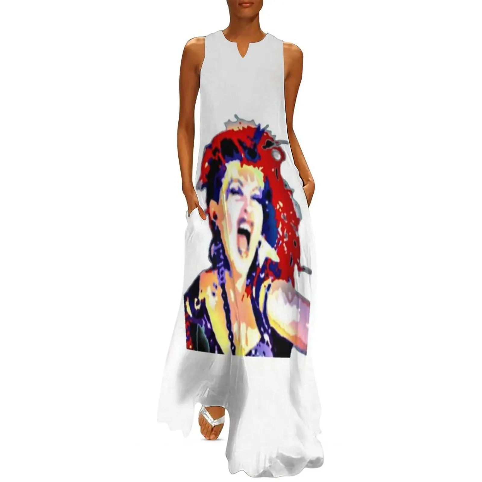 

Cyndi Lauper 80s portrait Long Dress Cocktail of dresses summer dress daily sensual sexy dress for women bandage