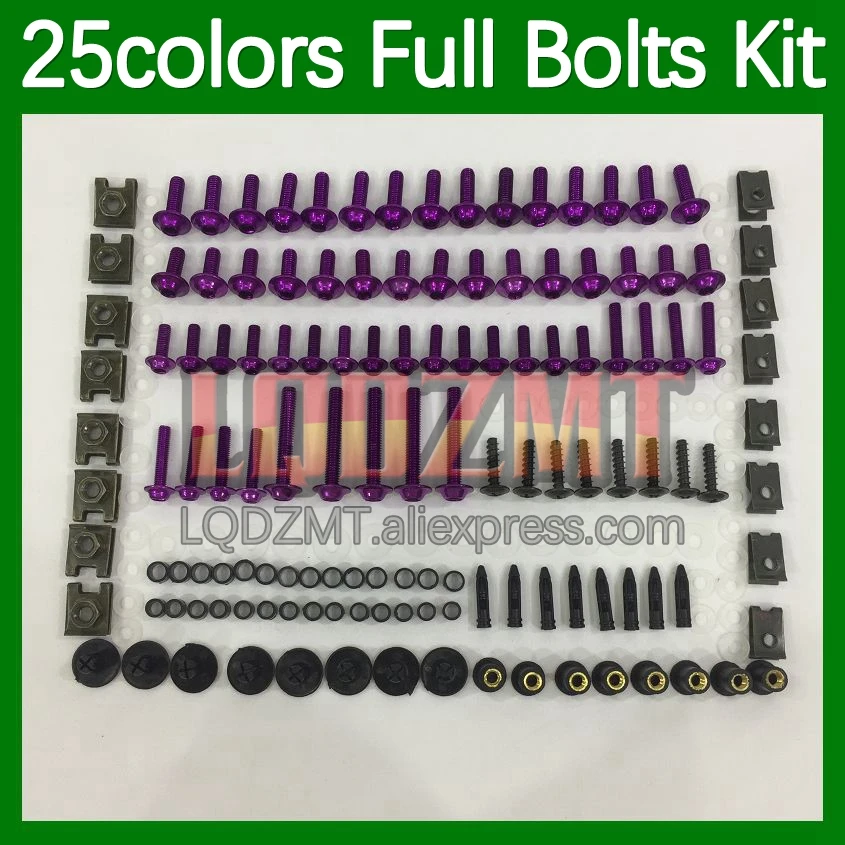 268pcs Body Bolt Full Screws Kit For YAMAHA YZFR3 YZF-R3 R 25 YZFR25 YZF R3 R25 19 20 21 2019 2020 2021 Fairing Bolts screw Nut