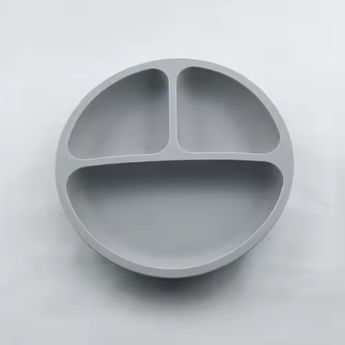 Baby Safe Silicone Dining Plate Suction Cartoon Children Dishes Feeding Toddler Training Tableware Retro Kids Smile Face Bowl - Image 19