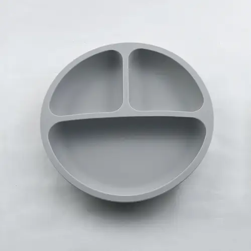 Baby Safe Silicone Dining Plate Suction Cartoon Children Dishes Feeding Toddler Training Tableware Retro Kids Smile Face Bowl - Image 19