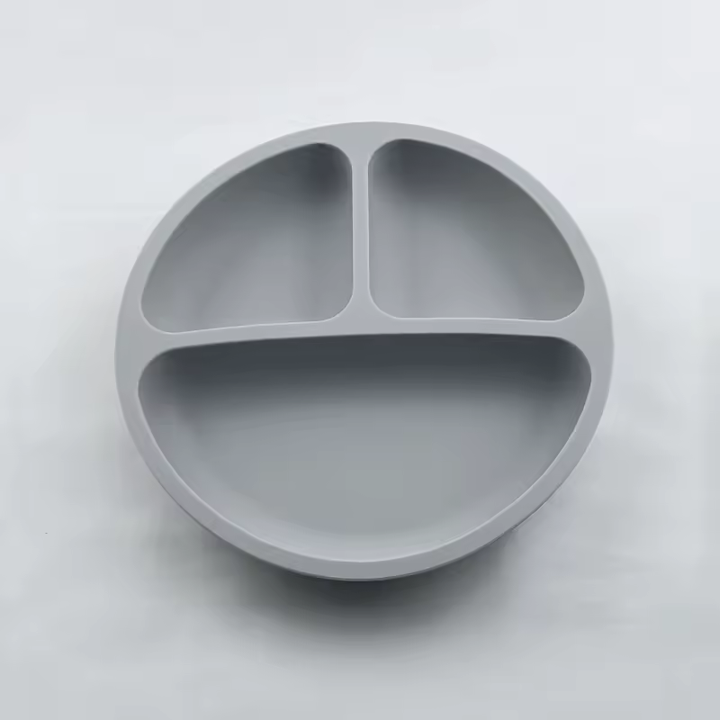 Baby Safe Silicone Dining Plate Suction Cartoon Children Dishes Feeding Toddler Training Tableware Retro Kids Smile Face Bowl - Image 19