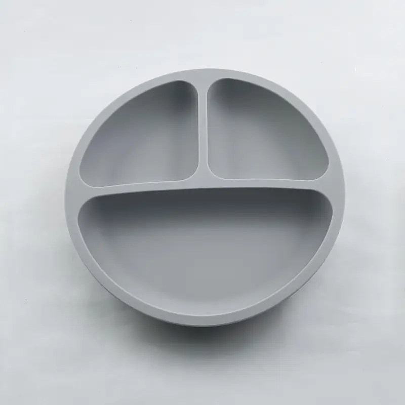 Baby Safe Silicone Dining Plate Suction Cartoon Children Dishes Feeding Toddler Training Tableware Retro Kids Smile Face Bowl - Image 19