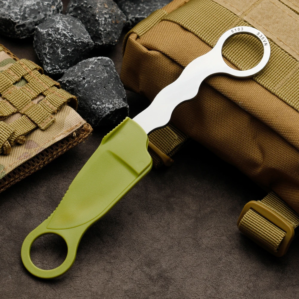Premium outdoor knife, versatile tool for hiking and camping, package opener, perfect gift for men