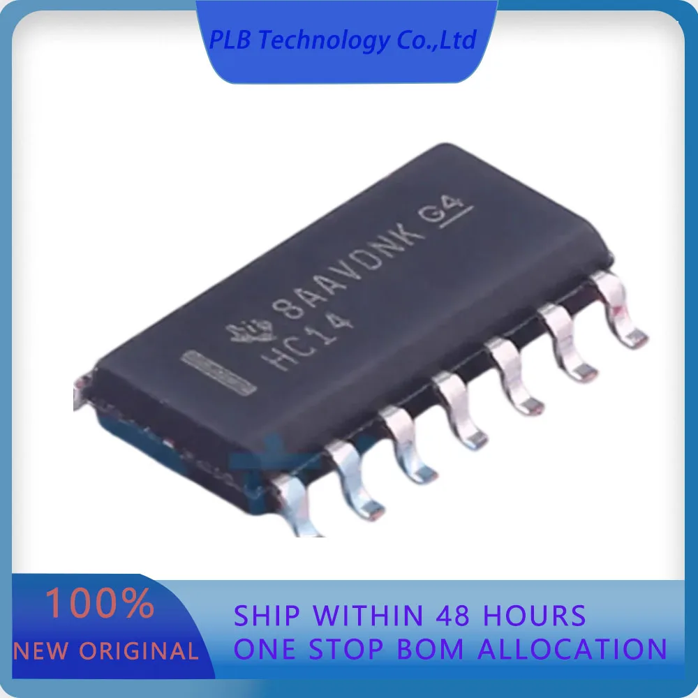 SN74HC14DR SN74HC14  Schmitt Trigger 6 21ns@6V50pF 2uA 2V~6V SOIC-14 Inverters Original Stock