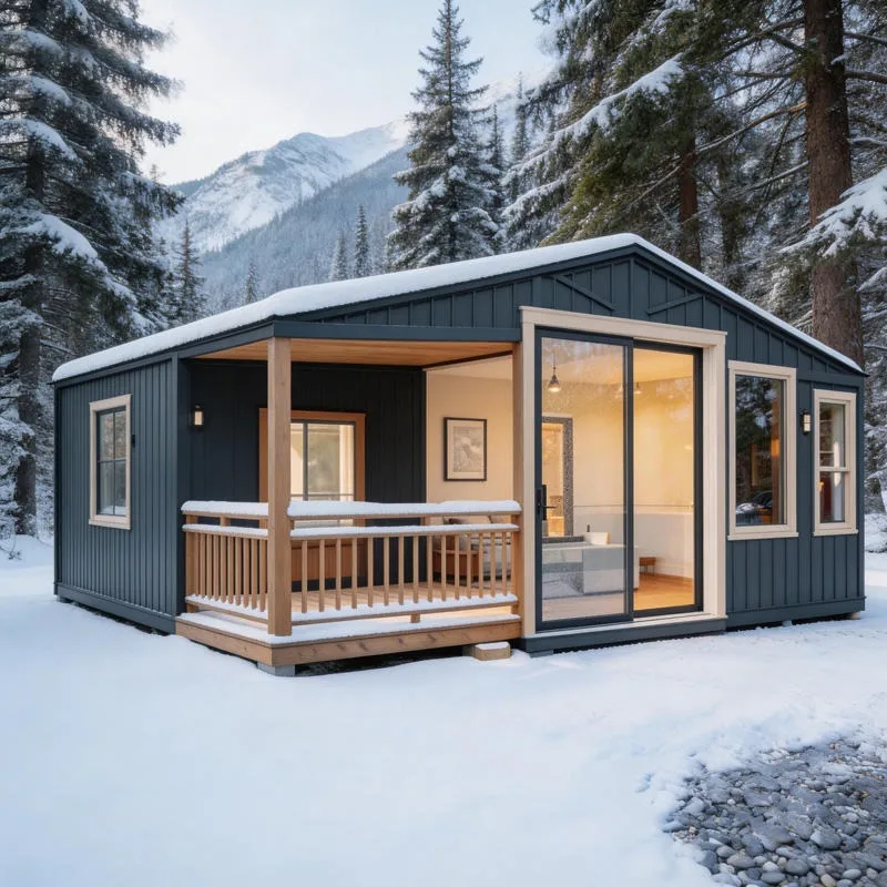 Customized Container House Foldable Portable House Modular Prefab Home For Resort Site Office Accommodation Foldable House