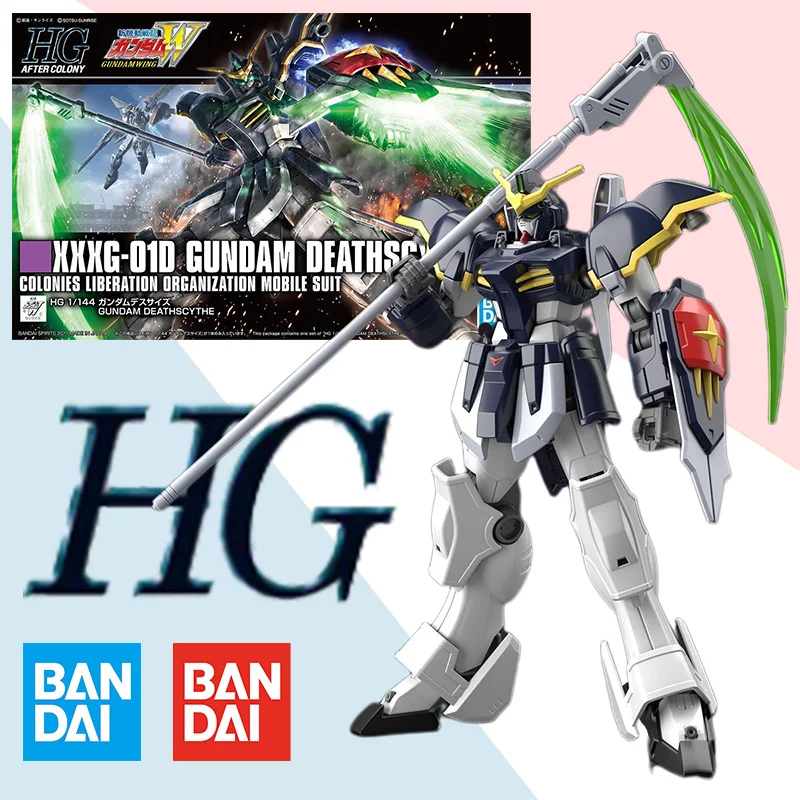 

BANDAI оригинальный HGUC 1/144 аниме мобильный костюм женская модель GUNDAM DEATHSCYTHE сборный комплект экшн-Фигурки игрушки подарки для детей