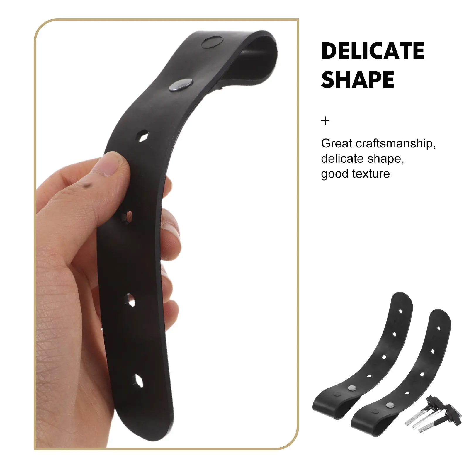 1Pair Keyboard Stand Straps Heavy Duty PU Fixing Belt for Digital Pianos Quick Install Support Strap for Concerts