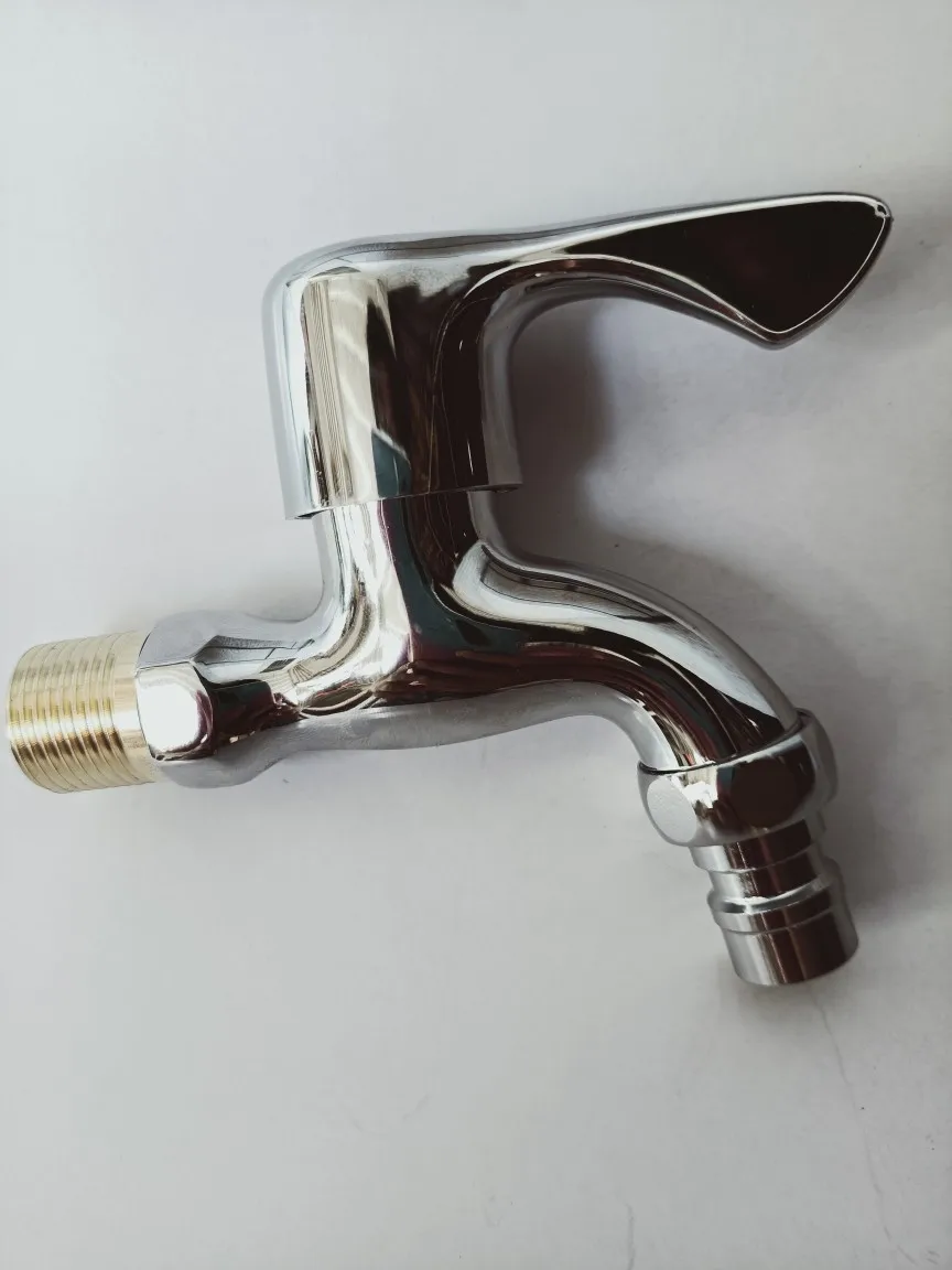 

Zinc alloy steel tooth quarter nozzle faucet copper core quick open mop pool washing machine nozzle