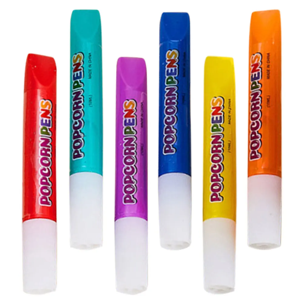 

6Pcs Bubble Popcorn Drawing Pens DIY Colorful Multifunctional Pens for Painting Drawing School Office Supplies