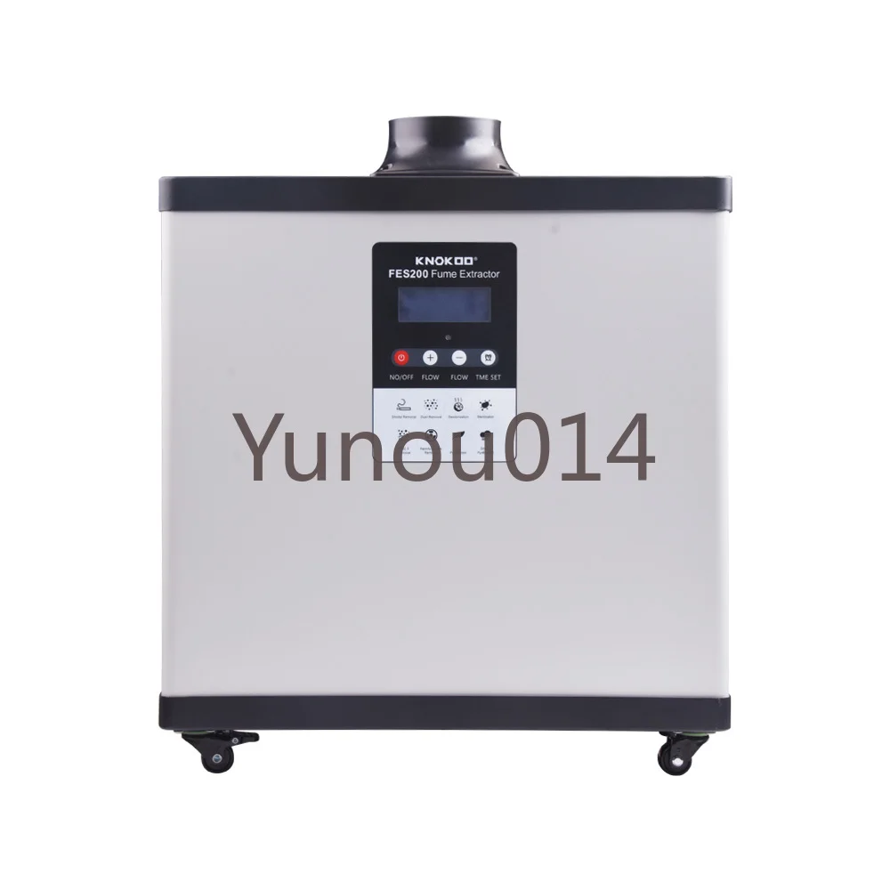 Smoke Absorber Air Purify for Nails Salon and Beauty with CE, Fume Extractor, Digital Display, FES200, White Color, 210W