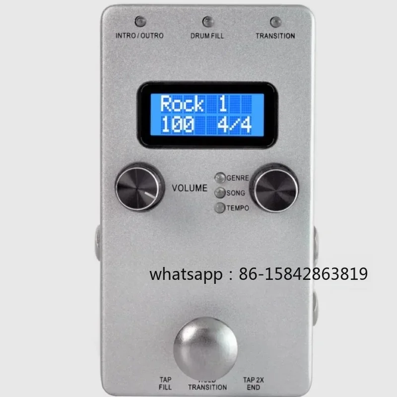 Singular SoundPortable Drummer Pedal With An On-Screen Visual Metronome,Volume Wheel Performance