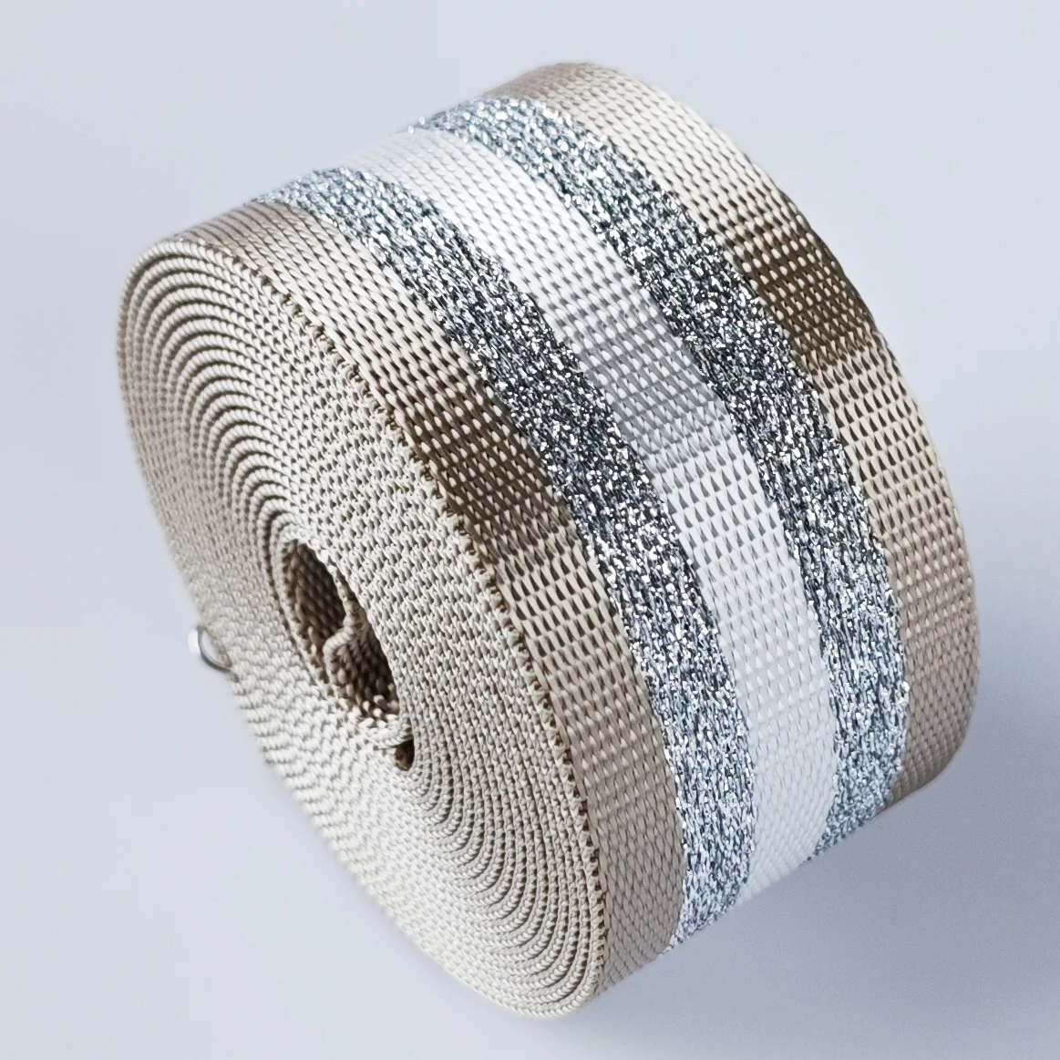 3 Yard 1,5 inch/3,80 cm Lurex Strip Jacquard Nylon Webbing Band voor Handtas DIY knutselen