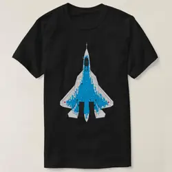 Sukhoi Su57 러시아 스텔스 전투기 남성용 티셔츠, 반팔 캐주얼 100% 코튼 셔츠