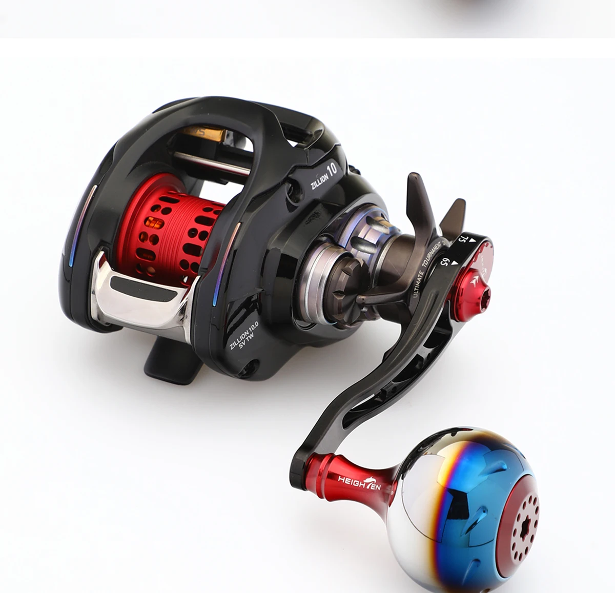 HEIGHTEN Power Handle Knob 30/38/45mm 32g für Shimano Stradic SW Twinpower SW Ultegra 5000-8000 Rollen – Detail 16