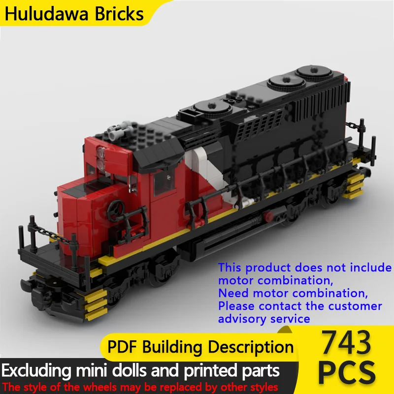 

Модель городской автомобиль MOC, строительные кирпичи GP38-2, дизельный локомотив, модульная технология, детские праздничные подарки, сборные игрушки, костюм