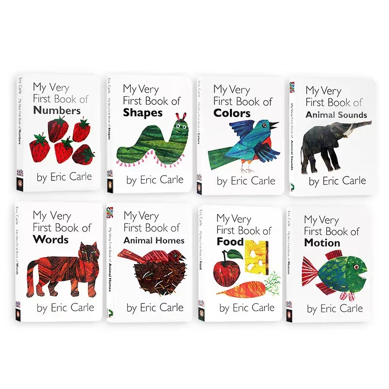Mi Primer Libro de Cartón 8, Eric Carl, Libro de Cartón de Papá