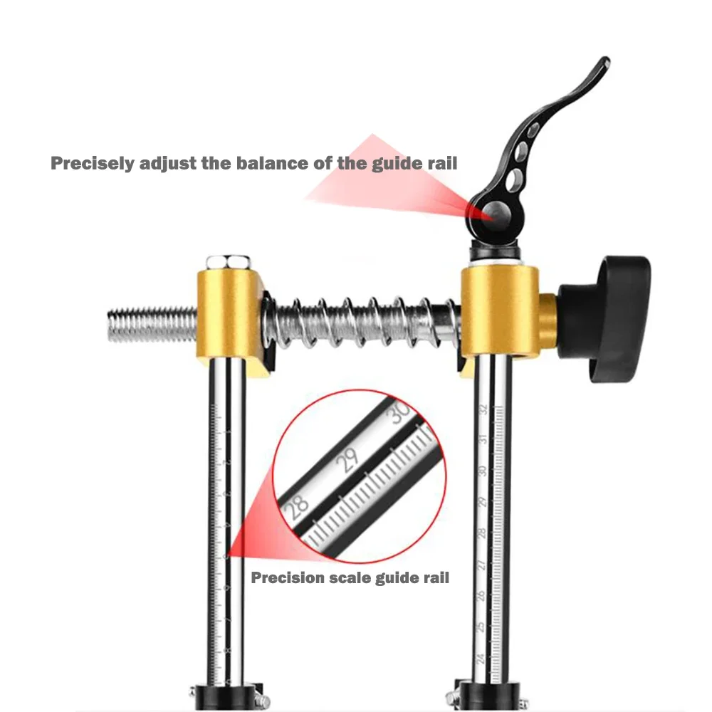 Wooden Door Lock Hole Opener Kit Slotting Machine Fixture Door Hole Opener Woodworking Lock Hole Device Drill Fixture Tool Kit