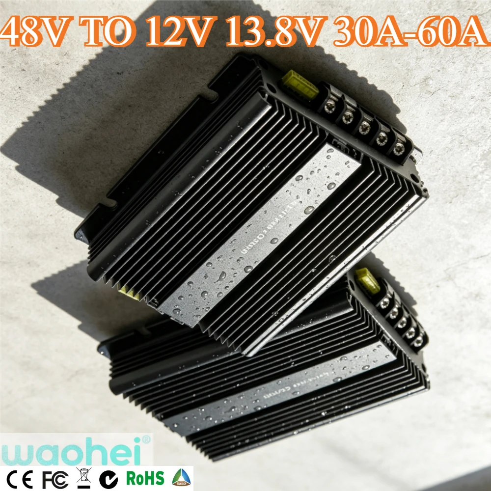 36V 48V TO 12V 13.8V 30A 40A 50A 60A DC DC Buck Converter Golf Cart supply Reducer regulator module Regulator Voltage ROHS