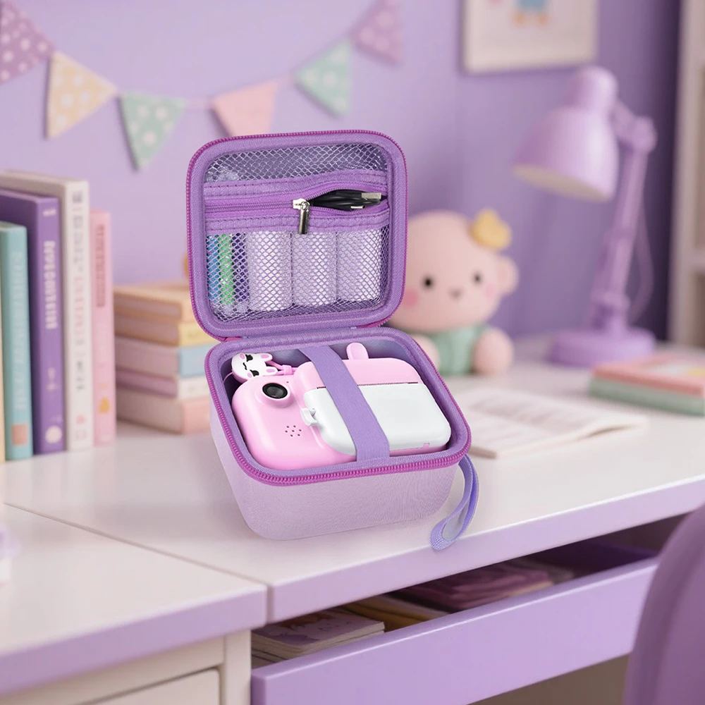 حقيبة تخزين كاميرا الطباعة الفورية للأطفال - متوافقة مع ESOXOFFORE وDylanto وDUDUDRAGON وGKTZ و Dafotil وCareenoah وAasonida #6