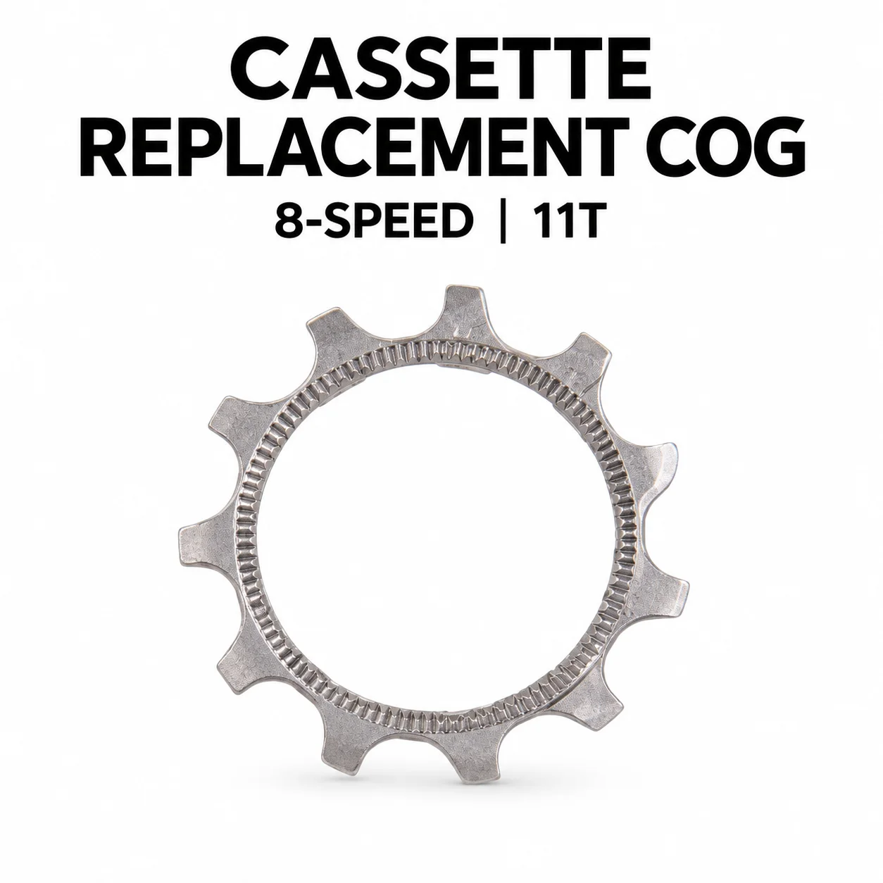 Rihui Cassette Cog Repair Part, 8 Speed 11T, Mountain Bike Freewheel Sprocket, Compatible with Shimano