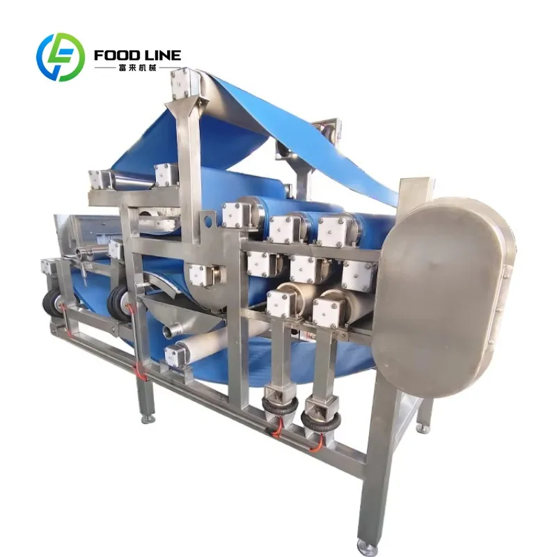 Custom Industrial Apple Fruit Juice Belt Press Machine with Motor 3000Kg/H Capacity High Productivity Belt Type Juice Extractor