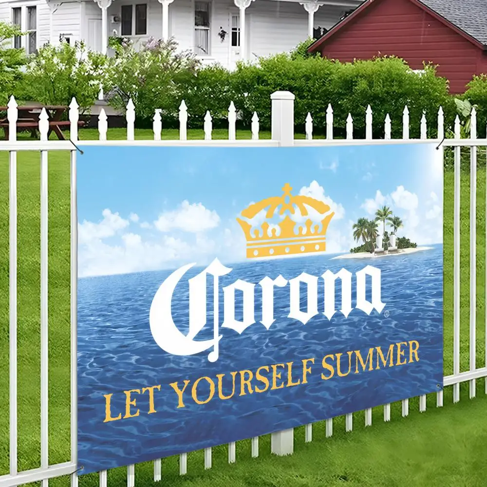 C-Corona E-Extra Beer Flags Wall Hanging Tapestry Outdoor Decorative flag Background Blanket