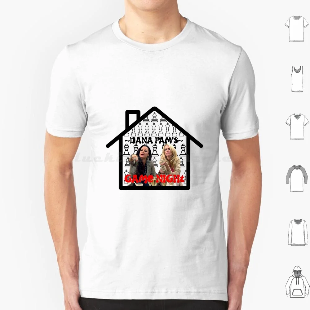 Rhobh Game Night T Shirt 6xl Cotton Cool Tee Rhobh Kim Richards Kyle Richards