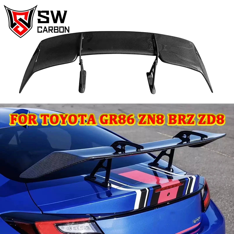 Carbon Fiber STI Style Rear Wing for Toyota GR86 ZN8 BRZ ZD8 Trunk Splitter Lip Rear Spoiler Body Kit