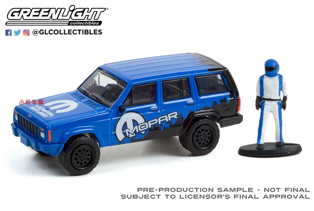 1:64 2001 Cherokee, esportes Moba motorista de corrida off-road 97120-E embalagem original coleção brinquedos presentes para amigos primeira escolha