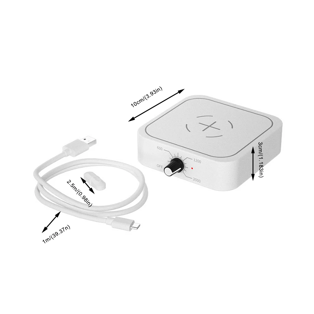 Laboratory mini magnetic electric stirrer automatic with adjustable speed range 200 to 2000 RPM plastic compact design
