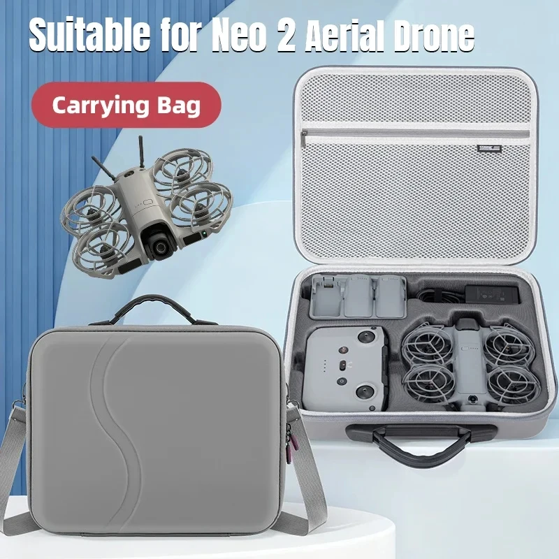 Hard Shell Carrying Case For DJI NEO 2 RC-N3 Flying Storage Bag Shock-absorbing Box For DJI Neo 2 Drone Accessories