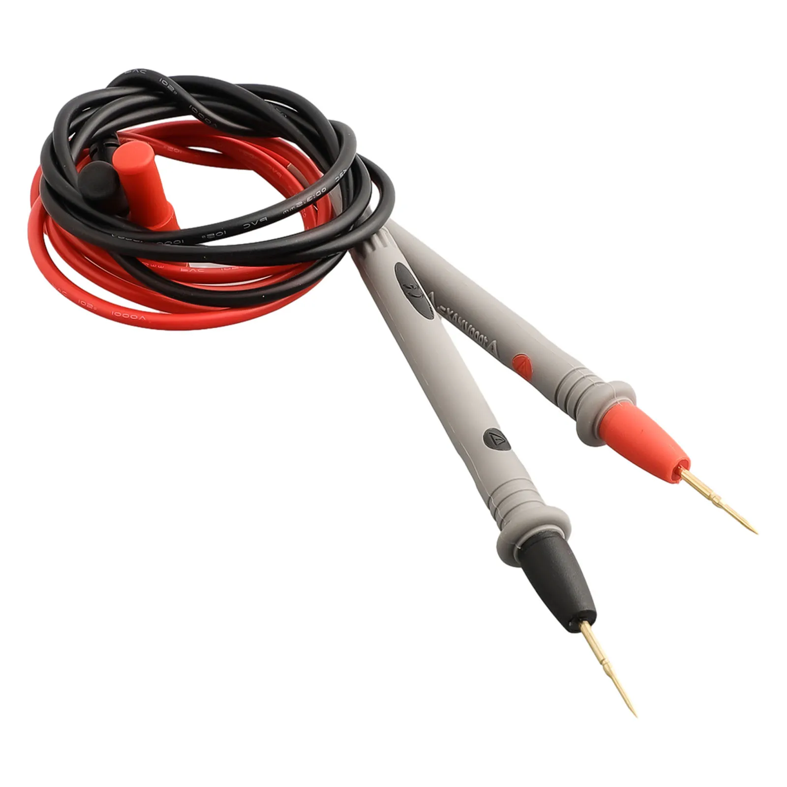 Meter Probe Multimeter Test Pen For LED Tester Sliver/gold Needle 20A/10A 37.3in 933mm Digital Easy Use Rubber Shrouded