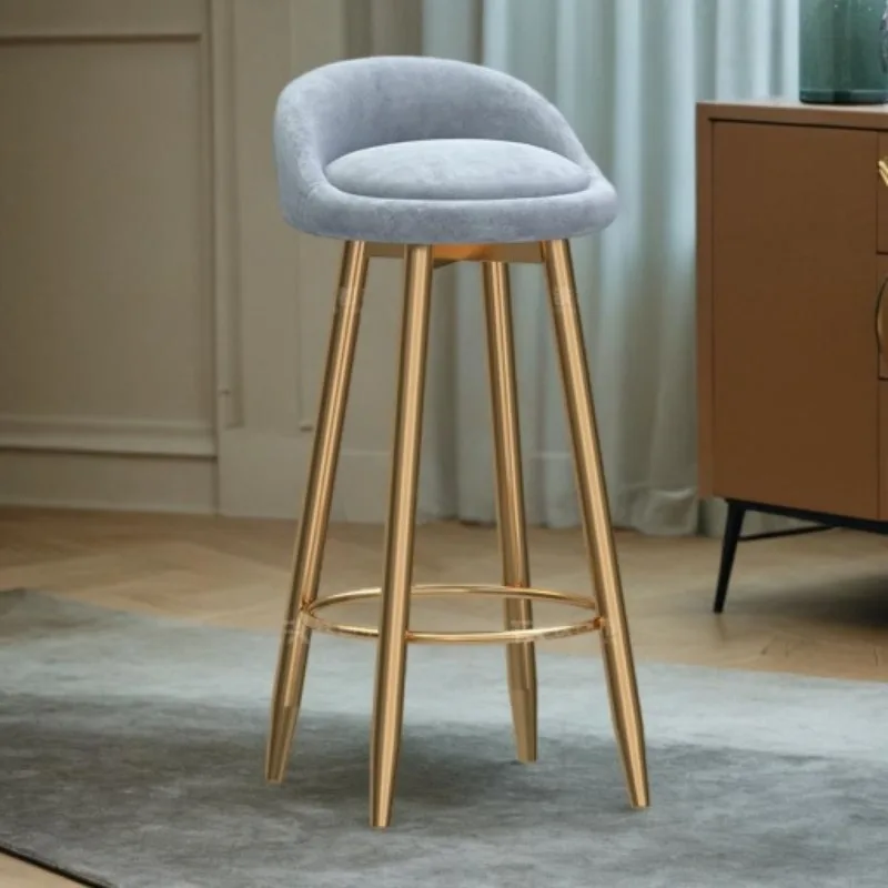 

High Chair Barber Shop Lightweight Chaise Design Plastic Kitchen Stool Home Bar Nordic Height Chairs Swivel Cafeteria Outdoor