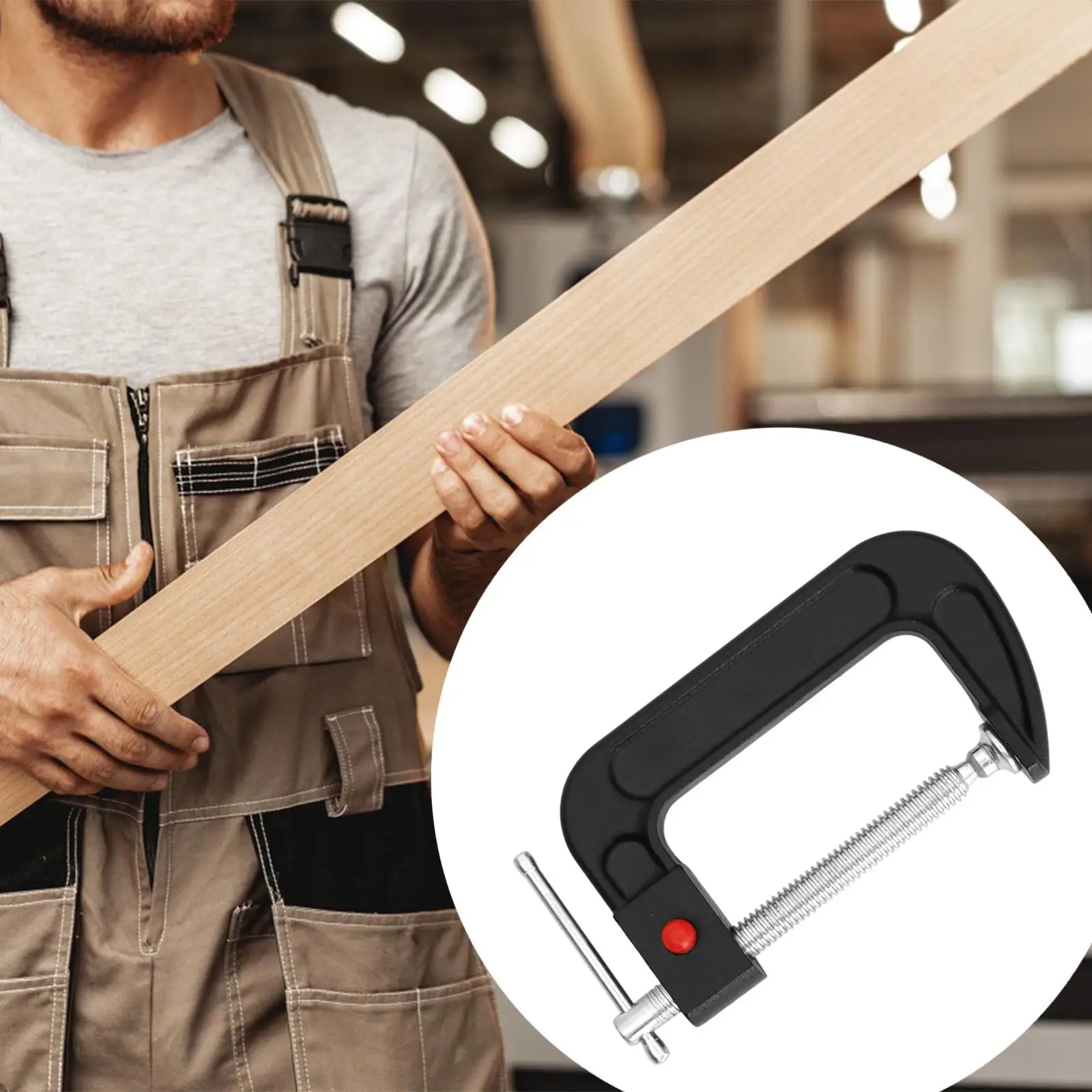 Morsetto a C a sgancio rapido Clip a C per riparazioni automobilistiche Strumento per hobby sulla lavorazione del legno