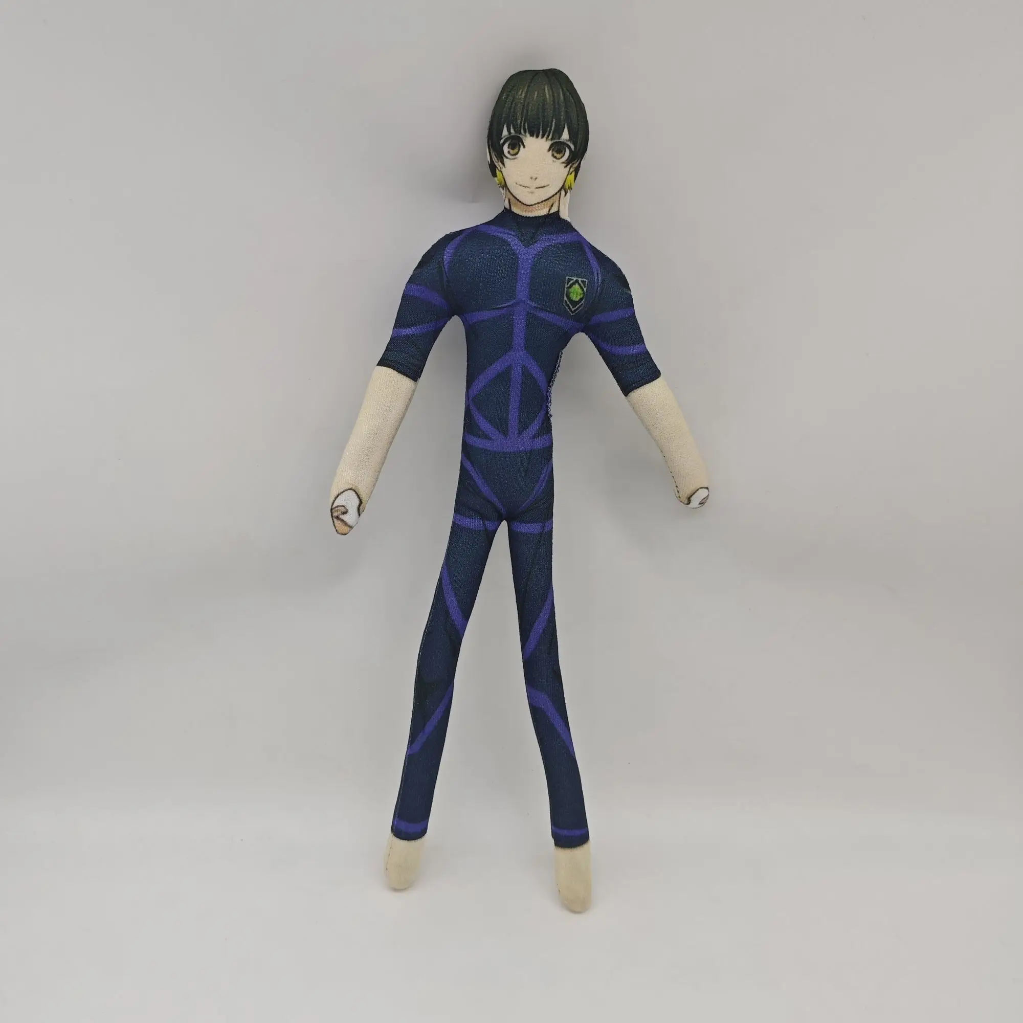 Blue Lock DIY Yoichi Nagi Seishiro Rin Abstract Shaped Plush Doll Built-in Wire Skeleton Freely Poseable Anime Collectible Gift - view 5