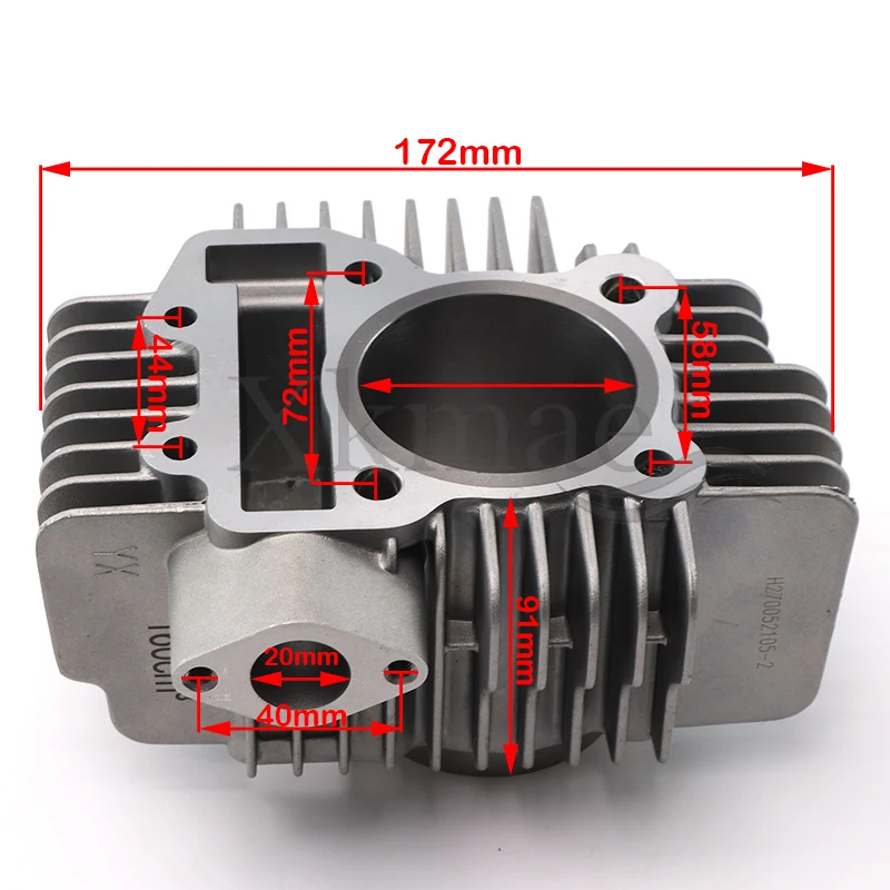 YX160 cylinder is suitable for 60mm bore YinXiang YX 160cc engine parts Dirt Pit bicycle BSE Kayo SSR SDG