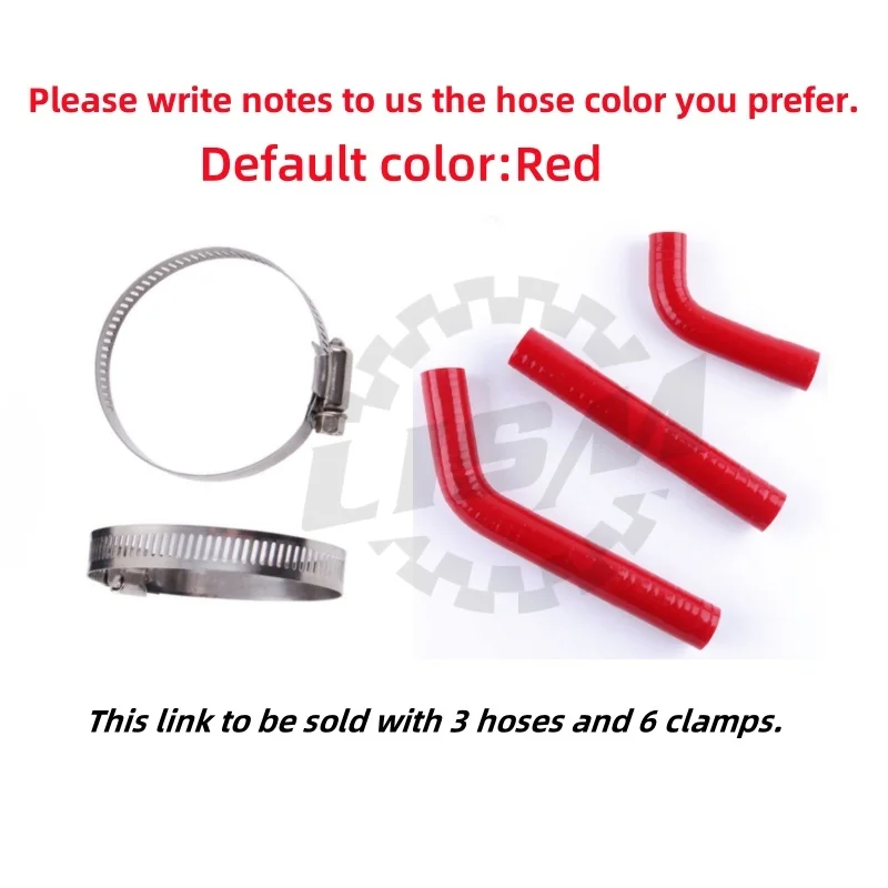 

3PC Silicone Radiator Coolant Hose Pipe Kit For 2002-2013 Gas Gas TXT PRO 125 250 280 300 2003 2004 2005 2006 2007 2008 2PLY