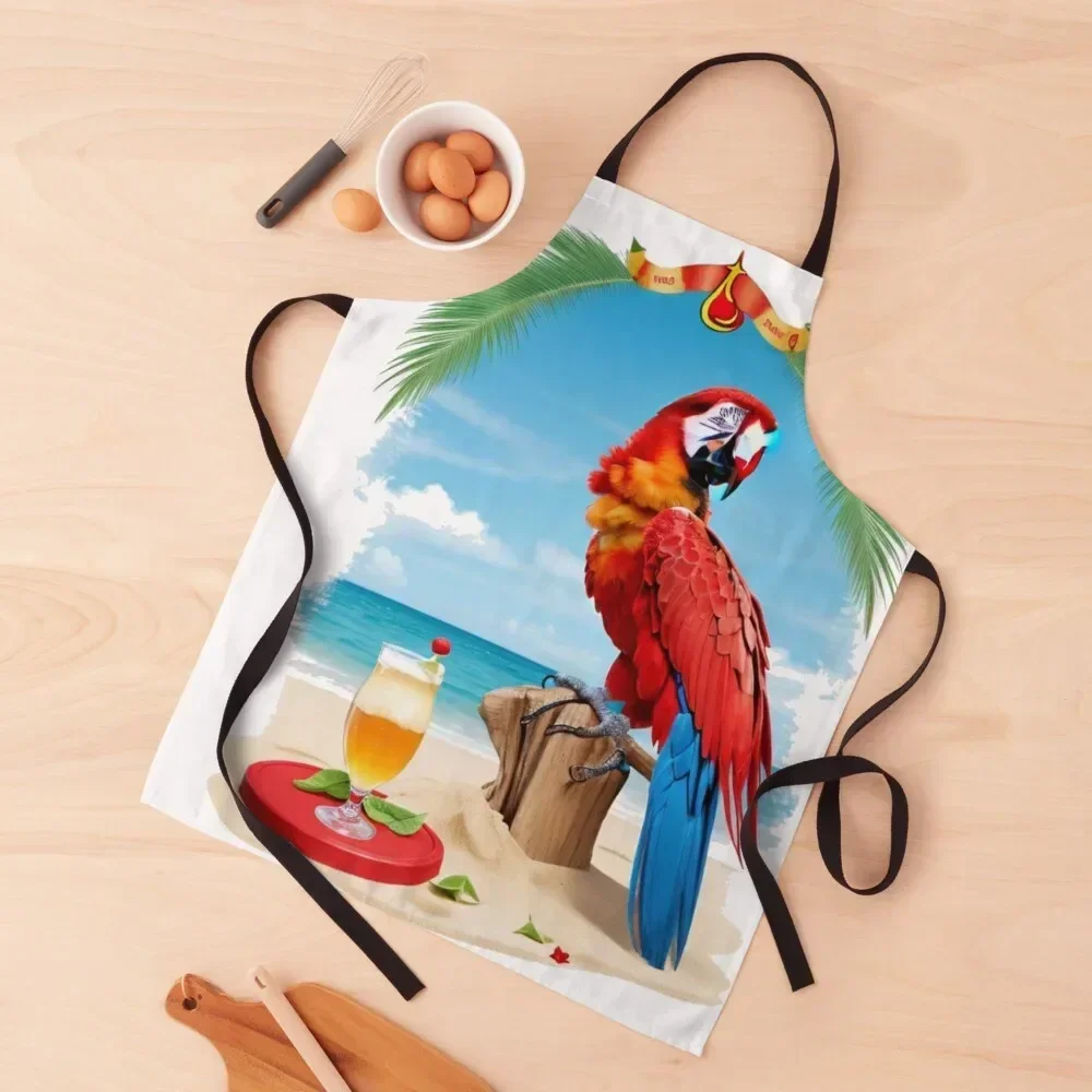 

parrot Apron Bib For Kitchen Kitchen Items Kitchen Accessories 2022 Apron