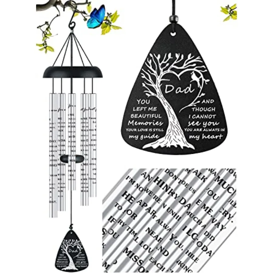 

Bereavement Memorial Sympathy Gifts for Loss of Dad Father Memorial Sympathy Wind Chimes for Loss of Father Sympathy Gift in Me