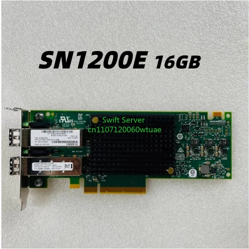 SN1200E 16GB 2P FC HBA Card Q0L14A Q0L14-63001 870002-001 High Speed Fiber Channel Adapter
