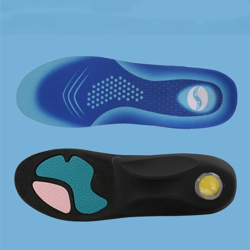 PU Sports Insoles Shock Absorption Arch Support Soft Highly Elastic
