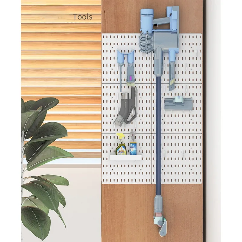 Pegboard Combination Kit  DIY Pegboard Organizer Wall Mount Display Peg Board Panel Kits with Storage Containers and Hooks