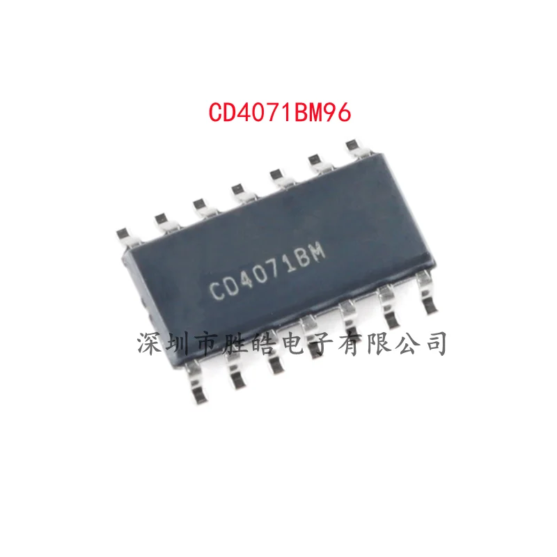 

(10PCS) NEW CD4071BM96 CD4071 Quad 2-Input or Gate Logic Chip SOIC-14 CD4071BM96 Integrated Circuit