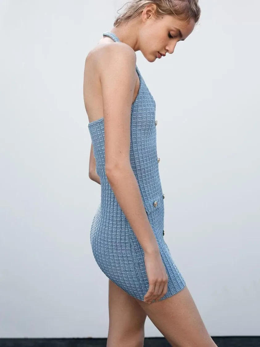 Printemps nouveauté femmes ort Dr Collarl élastique Neline polyvalent Sle taille haute jupe Ele printemps été automne