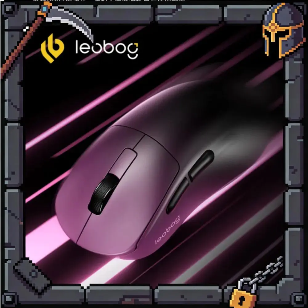 LEOBOG GM5 Wireless Mouse Tri-Mode Low Latency Lightweight Mouse Hot Swappable E-sports Gaming Mouse Custom Pc Accessories Gifts