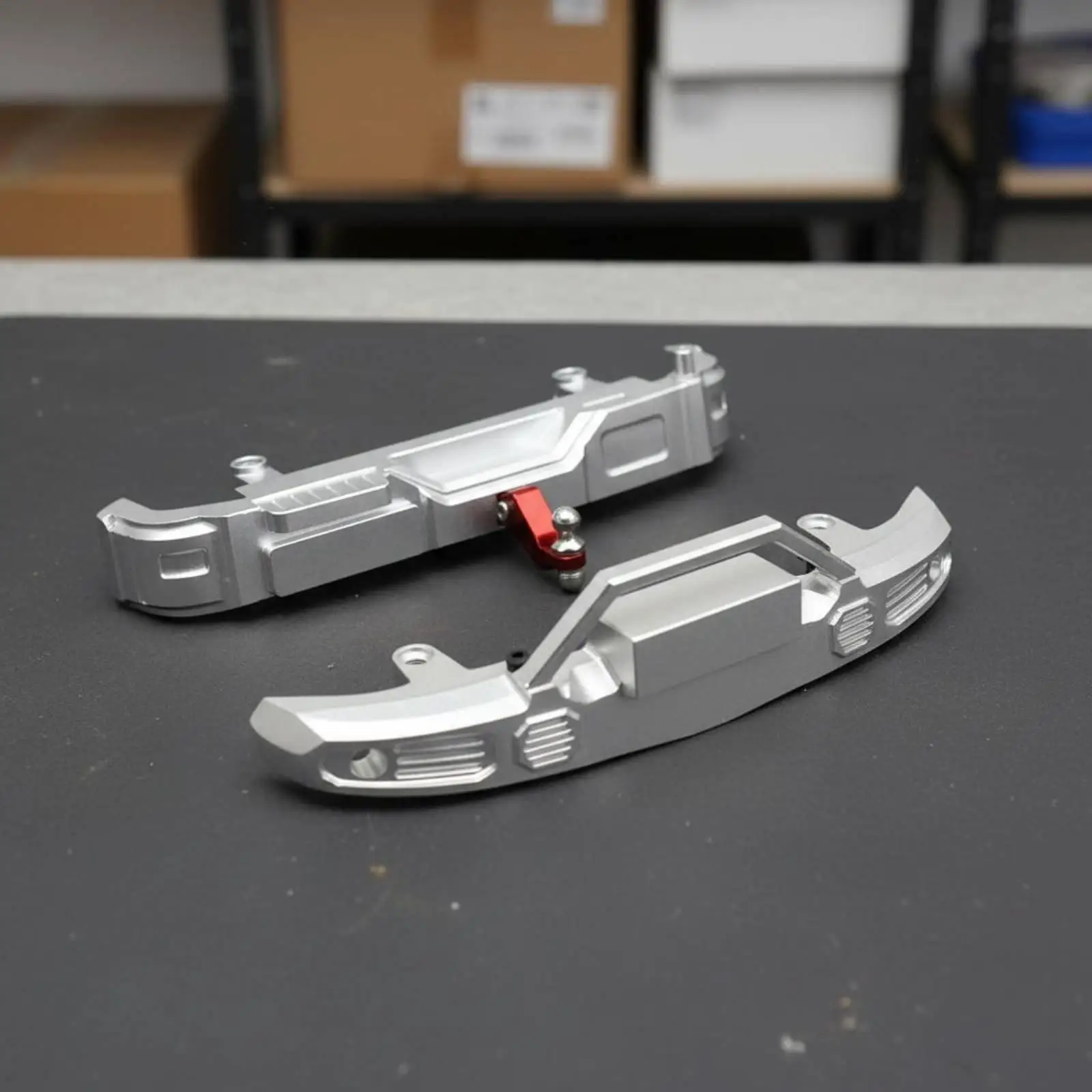 1/12 Scale Crawler Part Scale Truck with Tow Hooks Non-Destructive Installation
